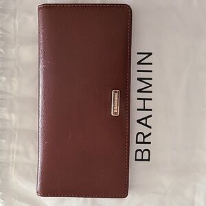 Brahmin Brown Leather Wallet